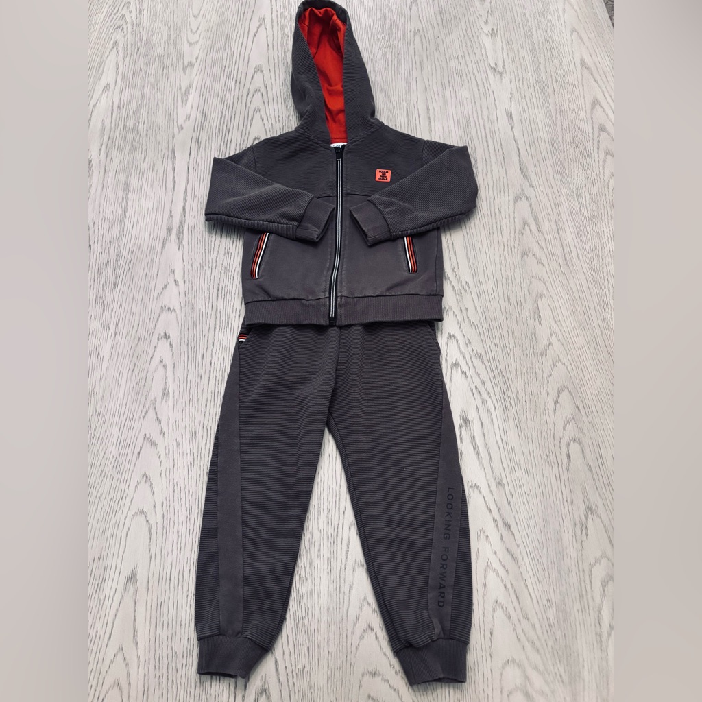 Mayoral Boy’s Tracksuit In Dark Grey Size 3